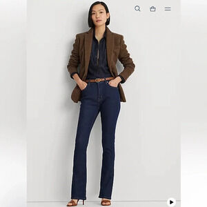 Lauren, Ralph Lauren.
High-Rise Boot Jean dark denim size 6  Western galgurl